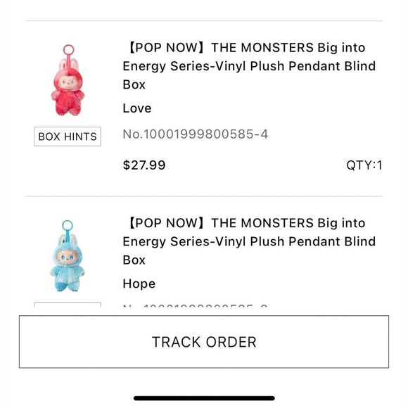 Labubu Big into Energy Series Love Plush Pendant Blind Box NWT Authentic - Picture 4 of 11